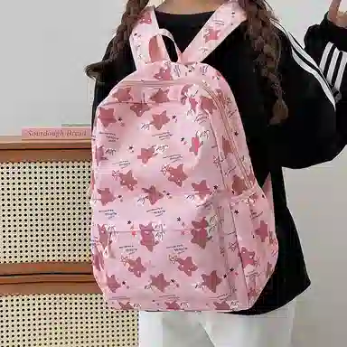 垣途者 高颜值星星初中高中学生 尼龙 双肩包 女款 多色