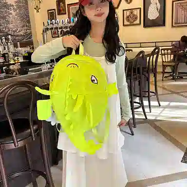 垣途者 个性小众设计鲨鱼初高中大学生时尚潮流 织物 双肩包 男女同款情侣款 多色