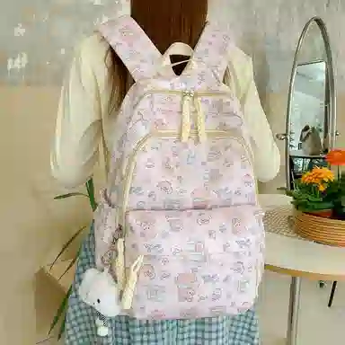 垣途者 学生日系少女小清新 复合布 双肩包 女款 多色