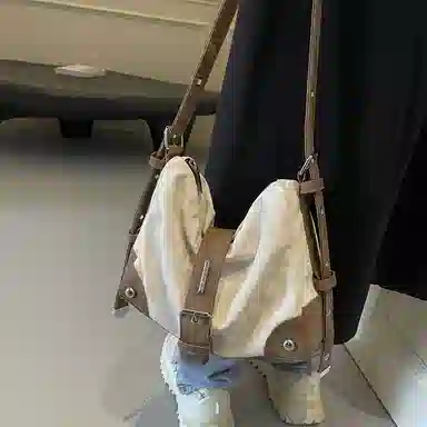 垣途者 小众美式复古高级感通勤 皮绒 腋下包单肩包 女款 多色
