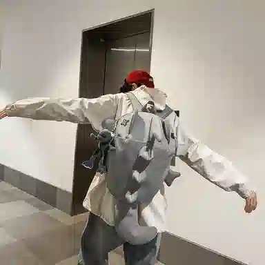 垣途者 街头潮流潮牌个性小众卡通动漫 尼龙 双肩包 男女同款情侣款 多色