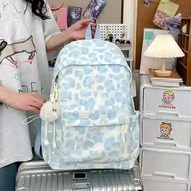 垣途者 日系小清新韩版 尼龙 双肩包 女款 多色