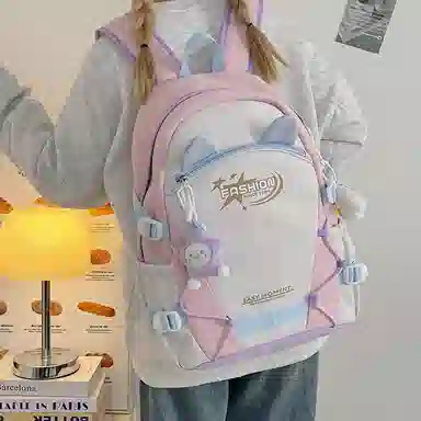 垣途者 日系小清新可爱 尼龙 双肩包 女款 多色