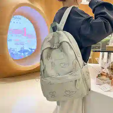 垣途者 日系小清新可爱蝴蝶初中高中大学生 尼龙 双肩包 女款 多色