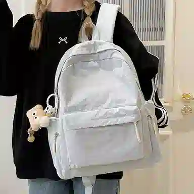 垣途者 简约百搭日系小清新学生书包初高中大学生 尼龙 休闲双肩包 常规 男女同款情侣款 多色