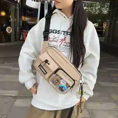 垣途者 街头潮流单肩包时尚运动骑行背包 尼龙 斜挎包 常规 男女同款情侣款 多色