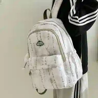 垣途者 古风水墨学生书包 尼龙 双肩包 男女同款情侣款 多色