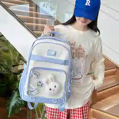 垣途者 日系可爱少女初高中大学生 尼龙 双肩包 女款 多色