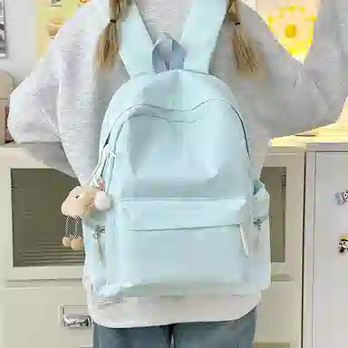 垣途者 简约百搭日系小清新学生书包初高中大学生 尼龙 休闲双肩包 常规 男女同款情侣款 多色