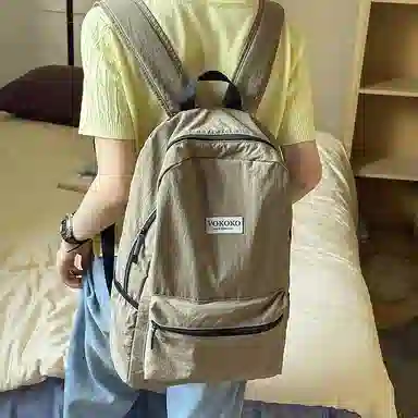 垣途者 轻便百搭慵懒风大容量旅行 尼龙 双肩包 男女同款情侣款 多色