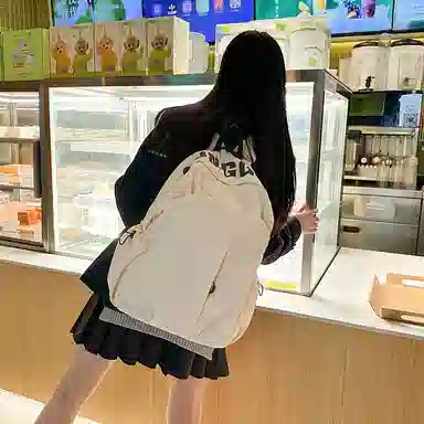 垣途者 学生韩版初中高中大学生原宿 尼龙 双肩包 男女同款情侣款 多色