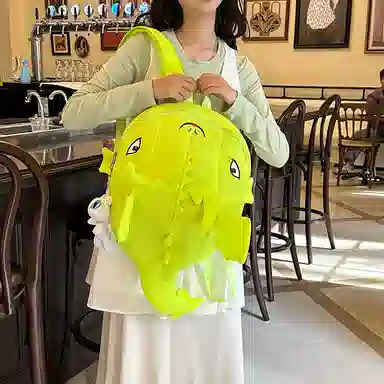 垣途者 个性小众设计鲨鱼初高中大学生时尚潮流 织物 双肩包 男女同款情侣款 多色