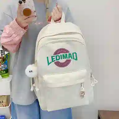 垣途者 韩版百搭初高中大学生书包 尼龙布 双肩包 男女同款情侣款 多色