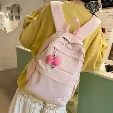 垣途者 日系小清新简约百搭韩版 尼龙 双肩包 常规 女款 多色