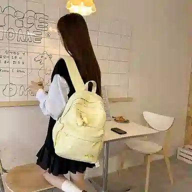 垣途者 日系小清新简约百搭韩版 尼龙 双肩包 常规 女款 多色