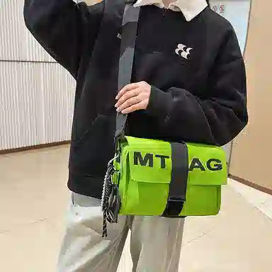 垣途者 小众时尚潮流简约百搭骑行运动单肩包 牛津布 斜挎包 男女同款情侣款 多色