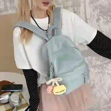 垣途者 日系可爱少女小清新韩版百搭 尼龙布 双肩包 女款 多色