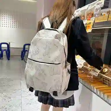 垣途者 涂鸦小熊韩版百搭 尼龙 双肩包 女款 多色