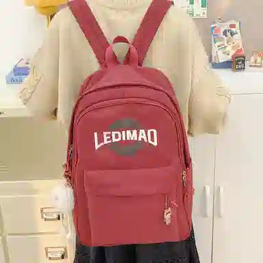 垣途者 韩版百搭初高中大学生书包 尼龙布 双肩包 男女同款情侣款 多色