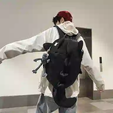 垣途者 街头潮流潮牌个性小众卡通动漫 尼龙 双肩包 男女同款情侣款 多色