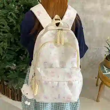 垣途者 学生日系少女小清新 复合布 双肩包 女款 多色