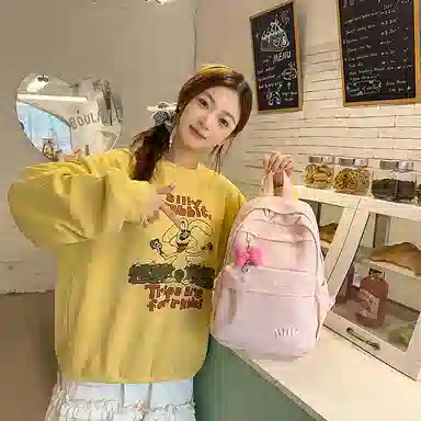 垣途者 日系小清新简约百搭韩版 尼龙 双肩包 常规 女款 多色