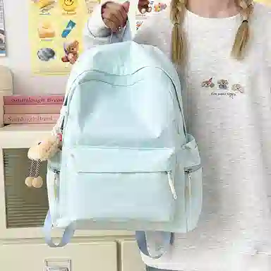 垣途者 简约百搭日系小清新学生书包初高中大学生 尼龙 休闲双肩包 常规 男女同款情侣款 多色