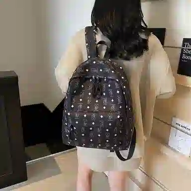 垣途者 日常通勤时尚百搭高级感小熊出游背包 布 大容量双肩包 常规 女款 多色