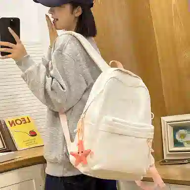 垣途者 书包小清新简约百搭初高中大学生背包 尼龙 双肩包 女款 多色