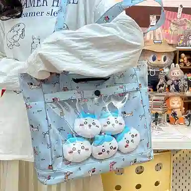 垣途者 卡通可爱日系软妹痛包学生大容量 尼龙 单肩包 常规 女款 多色