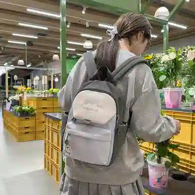 垣途者 学生高中大学生日系撞色小清新初中生背包 尼龙 双肩包 女款 多色