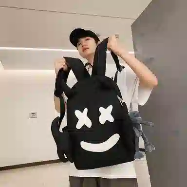 垣途者 可爱卡通搞怪设计感小众休闲旅行 尼龙 双肩包 男女同款情侣款 多色