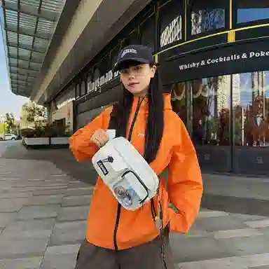 垣途者 街头潮流单肩包时尚运动骑行背包 尼龙 斜挎包 常规 男女同款情侣款 多色