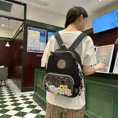 垣途者 卡通动漫搞怪动物 尼龙 双肩包 女款 多色