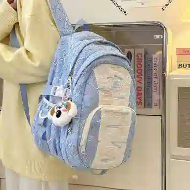 垣途者 高颜值书包女初高中大学生百搭背包女 尼龙 双肩包 女款 多色