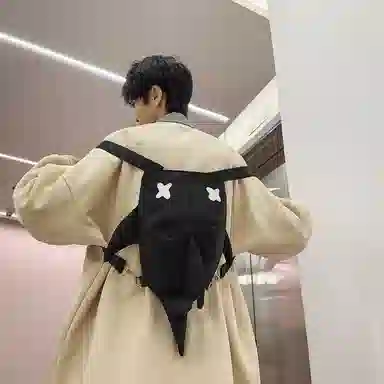 垣途者 小众卡通搞怪休闲 尼龙 双肩包 男女同款情侣款 多色