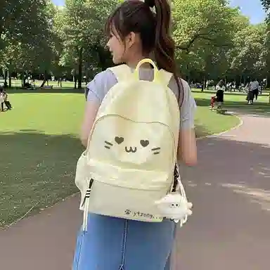 垣途者 日系可爱简约百搭 尼龙 双肩包 女款 多色