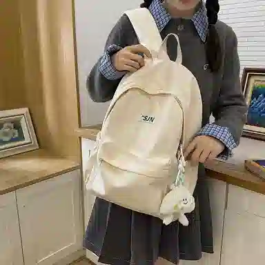 垣途者 小清新简约百搭书包女学生 尼龙 双肩包 常规 女款 多色