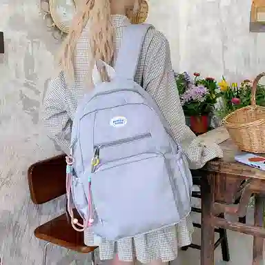 垣途者 日系小清新韩版学生书包初高中大学生 尼龙布 双肩包 女款 多色