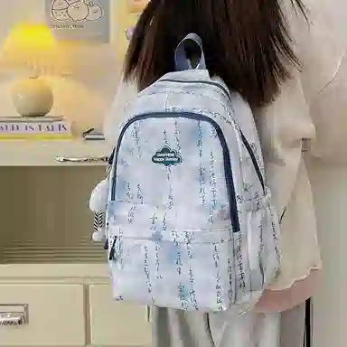 垣途者 古风水墨学生书包 尼龙 双肩包 男女同款情侣款 多色