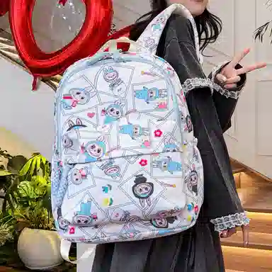 垣途者 卡通动漫可爱大容量 尼龙 双肩包 女款 多色