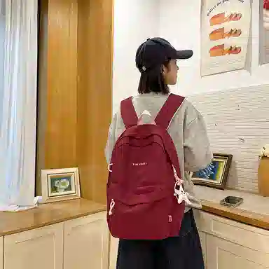 垣途者 书包小清新简约百搭初高中大学生背包 尼龙 双肩包 女款 多色