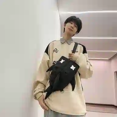 垣途者 小众卡通搞怪休闲 尼龙 双肩包 男女同款情侣款 多色