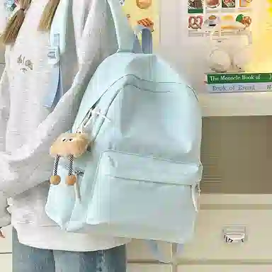 垣途者 简约百搭日系小清新学生书包初高中大学生 尼龙 休闲双肩包 常规 男女同款情侣款 多色