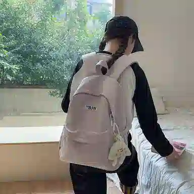 垣途者 小清新简约百搭书包女学生 尼龙 双肩包 常规 女款 多色