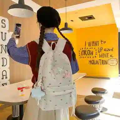 垣途者 可爱少女简约百搭学生书包初高中大学生 尼龙 双肩包 女款 多色