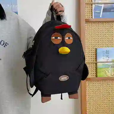 垣途者 日系可爱卡通咕咕鸡学生校园 尼龙 双肩包 女款 多色