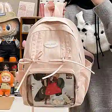 垣途者 日系可爱痛包书包 尼龙 双肩包 常规 女款 多色