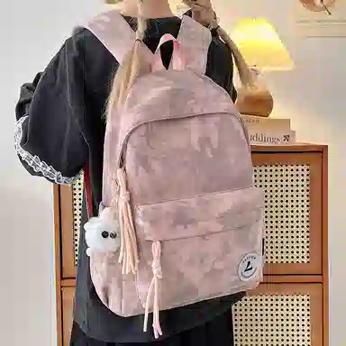 垣途者 潮牌美式大容量 尼龙 双肩包 男女同款情侣款 多色