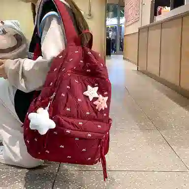 垣途者 可爱少女简约百搭学生书包初高中大学生 尼龙 双肩包 女款 多色